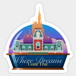 Where Dreams Come True Sticker